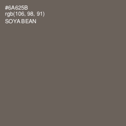 #6A625B - Soya Bean Color Image